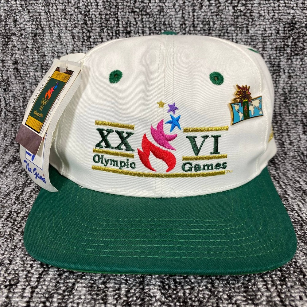 Vintage 1996 Atlanta Olympics Hat The Game XXVI Olympic Games Snapback Cap New
